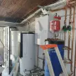 Local technique avec module hydraulique, ballon et réseau cuivre pour installation de chauffage