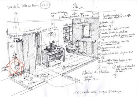 Projet de rénovation de salle de bain à Saint-Marc-Jaumegarde