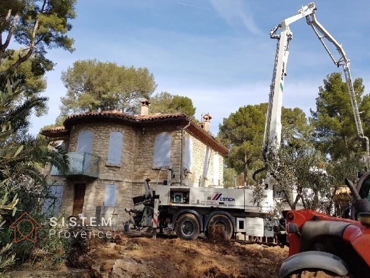 Réalisation d'une extension de maison à la Ciotat