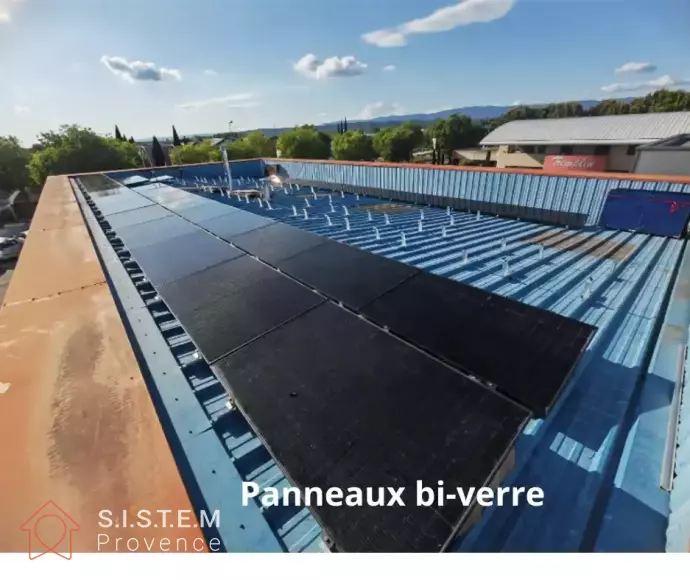 Panneaux solaires bifaciaux bi-verre