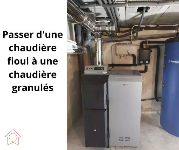 Transition énergétique réussie d'une chaudière fioul à granulés de bois