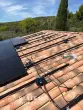 Pose de panneaux photovoltaïques et micro-onduleurs ATMOCE sur toiture d’une maison à Coudoux par SISTEM Provence