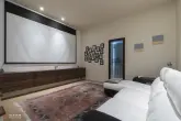 Cinéma room, Plancher chauffant et rafraîchissent 