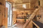 Cuisine en bois. 