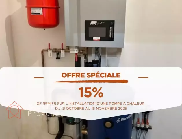 Promotion sur l'installation de pompe à chaleur