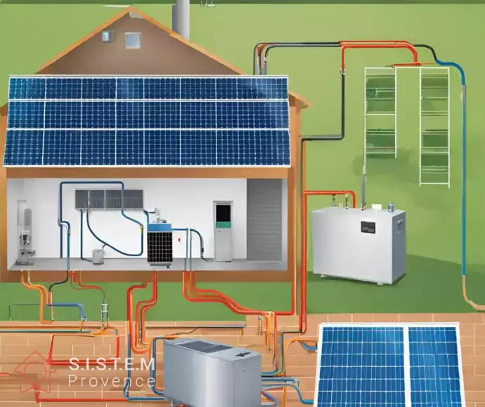 installation solaire de 6,5 kWc en autoconsommation Lourmarin