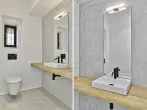 Toilette, robinetterie et plomberie, WC suspendu, ventilation. 