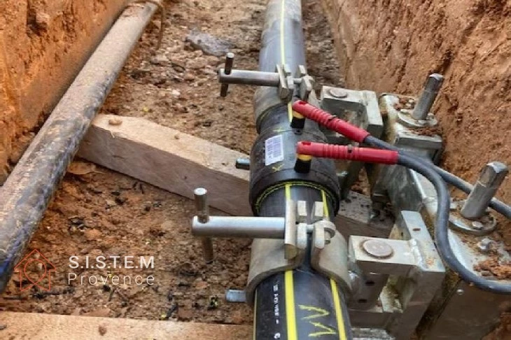 Installation intérieure de gaz de ville dans une bastide à Aix en Provence