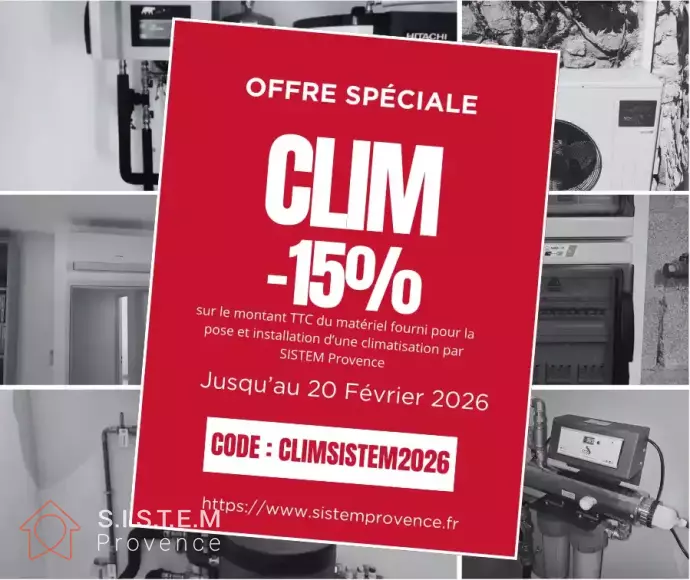 -15% sur votre installation de climatisation jusqu'au 20 Février 2026