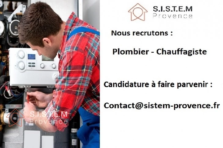 Recherche Plombier Chauffagiste Confirmé H/F Bouches du Rhône