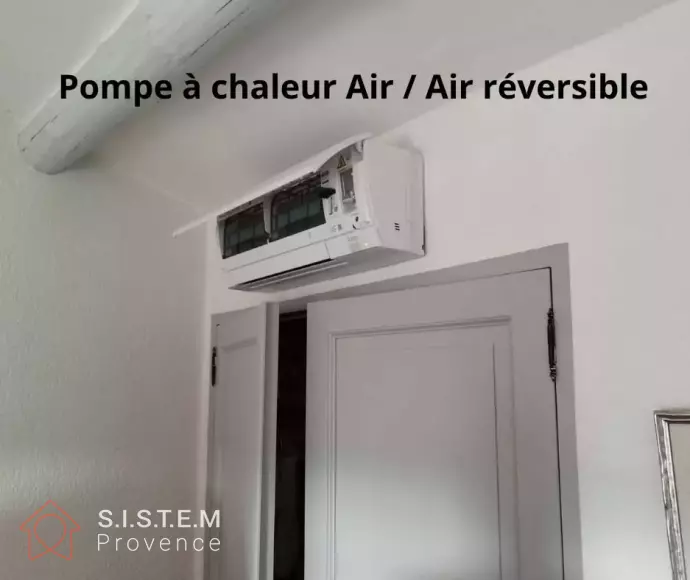 pac air/air réversible intégrée avec discrétion